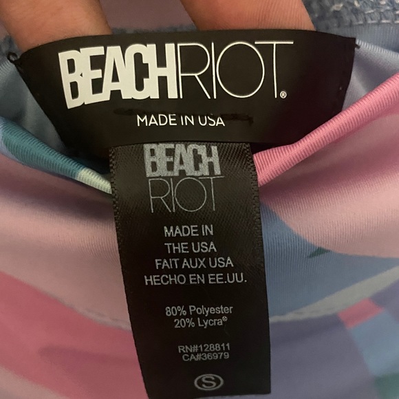 Beach Riot Highway Bikini Bottom in Mauve Mod Sz Small - Picture 5 of 8